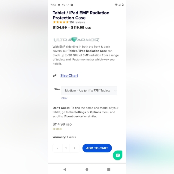 EMF Tablet / iPad Case - Picture 8 of 13